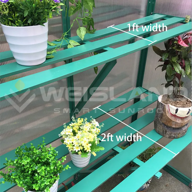 WeislandSunroom® Wall Mounted Greenhouse Shelving - Image 2